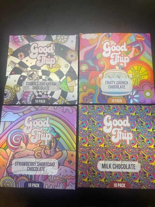 Good Trip Chocolate - 40 Chocolate Bar ( 4 Different Flavors )